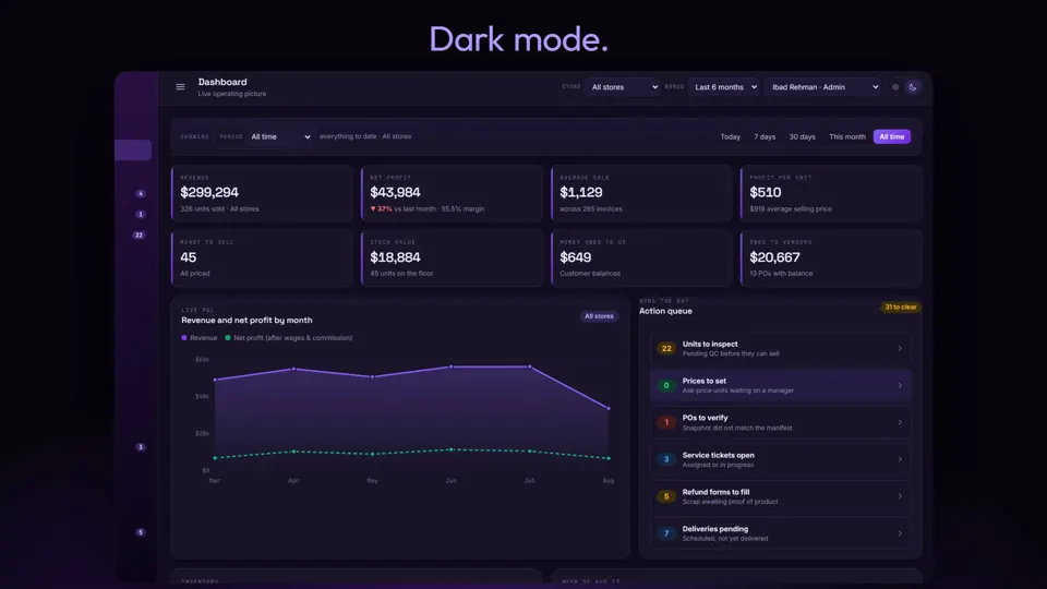 Dark mode