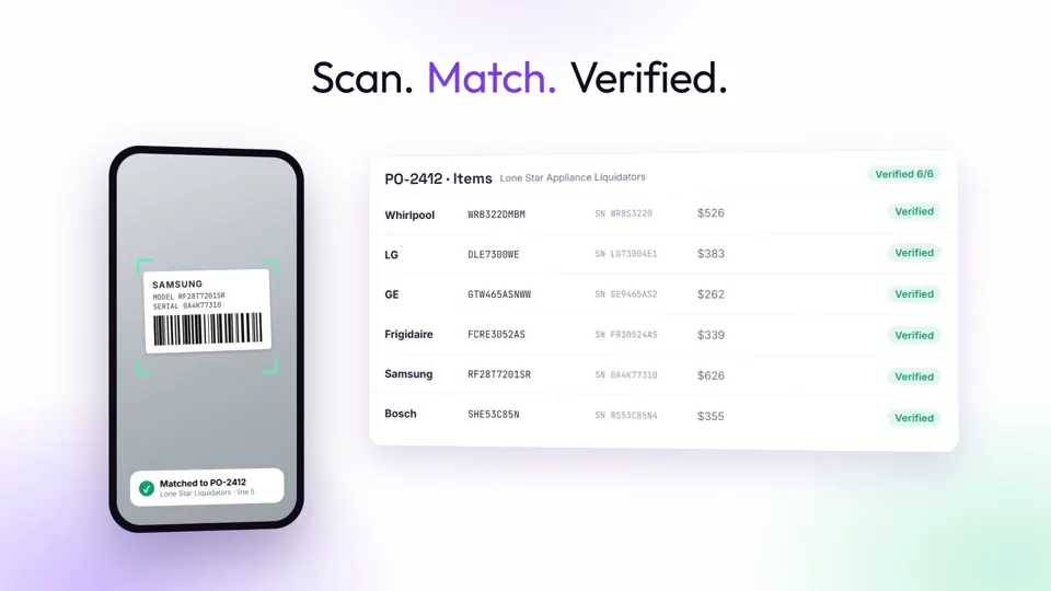 Scan. Match. Verified.