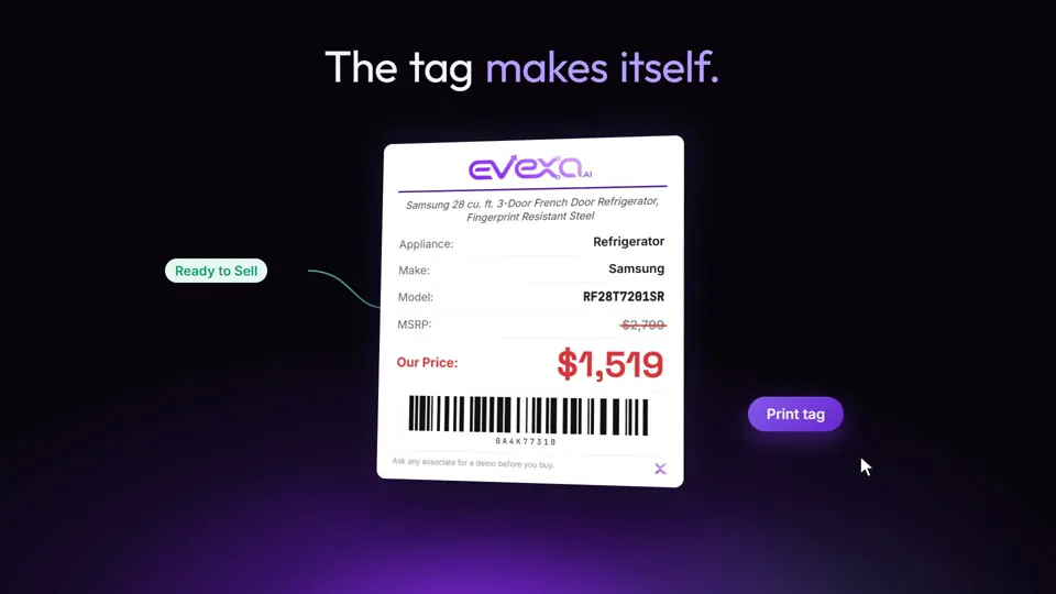 The tag makes itself.